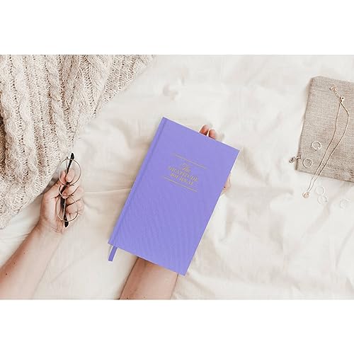 The Gratitude Journal - for More Mindfulness, Happiness, Positive Vibes, Affirmations, Productivity, and Self Reflection -Undated Daily Journal - color: Lavender