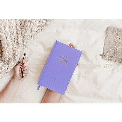 The Gratitude Journal - for More Mindfulness, Happiness, Positive Vibes, Affirmations, Productivity, and Self Reflection -Undated Daily Journal - color: Lavender