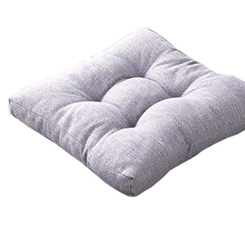 FANCY PUMPKIN Comfortable Cotton Square Chair Cushion Thicken Seat Cushion Floor Pillow, B - color: Coffee-01