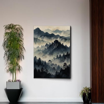 Japanese Wall Art, Minimalist Wall Art, Neutral Abstract Art, Modern Minimalist, Zen Wall Art, Zen Printed Wall Art, Japanese Art Print, Decor Canvas, Arts