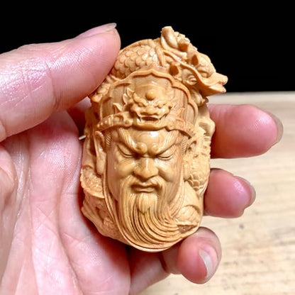 Antique, God, Lucky, Wooden Sculpture, Decorative, Zen, Meditation, Wood Sculpture, Decorative, Living Room, Spa or Yoga Studio, Center, Decorative, Book, Living Room, Bedroom Decor