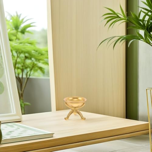 SOLUSTRE Offering Bowl Altar Statue Decorative Resin Wash Basin Multi-function Sacrificial Temple Bowl for Worship Holiday Memorial Tabletop Décor
