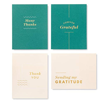 A Year of Gratitude Card Kit by Compendium - A Gratitude Note Card Kit to Inspire 52 Weeks of Giving Thanks - color: Green & Cream: A Year of Gratitude
