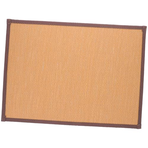 ULTECHNOVO Natural Woven Meditation Cushion Thick Floor Seat Mat for Yoga and Home Handmade Tatami Style Cooling Seat Pad and Smooth Surface for Comfortable Sitting