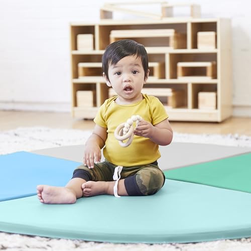 ECR4Kids SoftZone All-Around Modular Activity Play Mat, Reading Nook, Contemporary, 4-Piece
