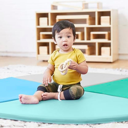 ECR4Kids SoftZone All-Around Modular Activity Play Mat, Reading Nook, Contemporary, 4-Piece