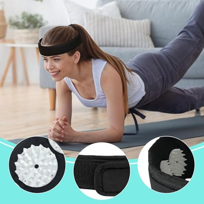 Head Relaxation Wrap - Muscle Relaxation Headband,Head Comfortable Wrap with Targeted Pressure Nodes - for Women Home Office Yoga Meditation Exercise