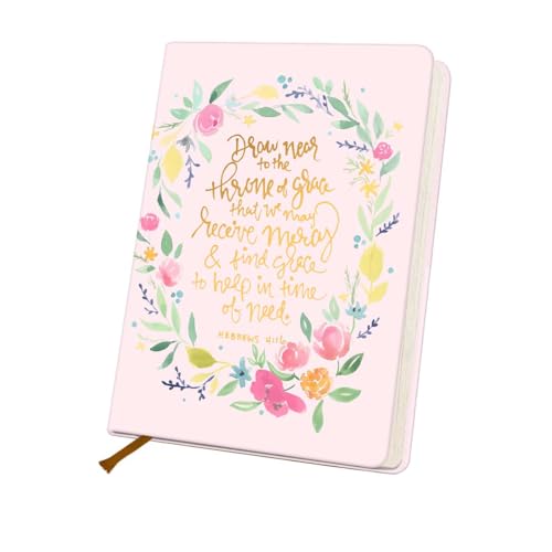 Bible Verse Lined Journal Notebook for Women Men, 200 Pages A5 Hardcover Leather Journals for Writing & Note Taking, Watercolor Floral Christian College Ruled Notebook Diary Notepad, 5.8"×8.3" - color: Multi 1303