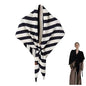 Women's Solid Color Shawl Pashmina Shawl Wraps Cashmere Feel Blanket Scarves Fashion Scarf for Women Gifts - color: Navy Blue