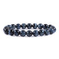 Justinstones Gem Semi Precious Gemstone 8mm Round Beads Stretch Bracelet 7 Inch Unisex