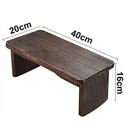 Portable Kneeling Meditation Bench with Foldable Legs, Perfect Kneeling Stool Ergonomic Solid Wood Yoga Bench for Extended Practice