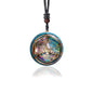 Da Piao Liang Sacred Geometry Orgone Pendant Necklace with Metatron's Cube & Mandala Design - SBB Copper Wire Energy Amulet, Black Adjustable 26-Inch Cord Chain for Spiritual Healing | Sacred Geometry Design, Metatron's Cube , Mandala, Adjustable Cord Cha