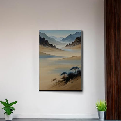 Japanese Wall Art, Minimalist Wall Art, Neutral Abstract Art, Modern Minimalist, Zen Wall Art, Zen Printed Wall Art, Japanese Art Print, Modern Decor Canvas, Arts