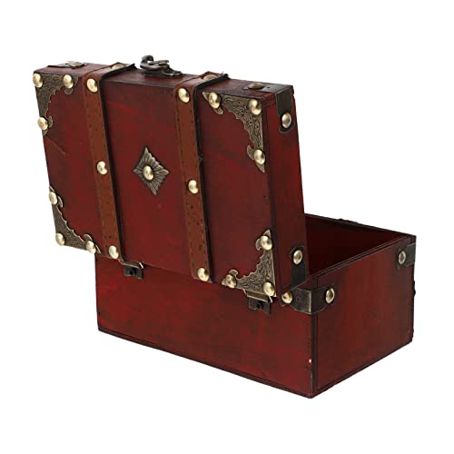 Vintage Solid Organizer Retro Style Small Storage Box for Sundries European Design Decorative Container for Home Office and Gifts