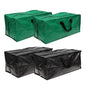 HOME Clean & Care 4 pc Extra Large Storage Bags - Store Clothes, Blankets, Towels, Decorations - Mositure Proof Coated Polypropylene