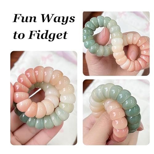 Bodhi Seed Fidget Bracelet Natural Anxiety Relief Stress-Reducing Bracelet for Men & Women Healing, Calming, & Protective Stretch Beaded Jewelry