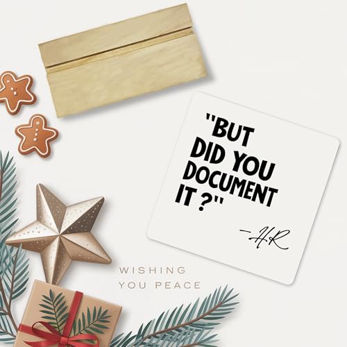 HR Office Gifts Desk Decor Sign, But Did You Document It Funny Office Acrylic Plaque - color: Document