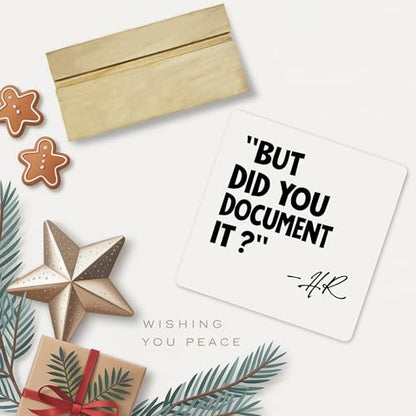 HR Office Gifts Desk Decor Sign, But Did You Document It Funny Office Acrylic Plaque - color: Document