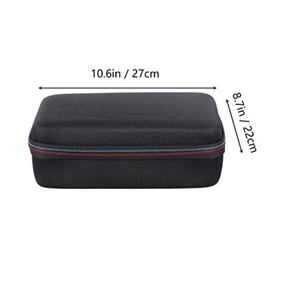 1Pc Portable Eva Pressure Storage Bag for Controllers Handheld Carry Case for Cold Equipment Lightweight Shockproof Design with Smooth Zipper Closure for Travel