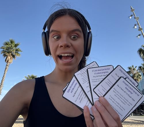 Affirmation Cards for Self-Love | New Year Glow-Up Challenge Cards | 50-Day Motivation & Self-Care Tasks for Women | 2026 Wellness Resolution Gift | Daily Fitness, Confidence & Mindset Boosters