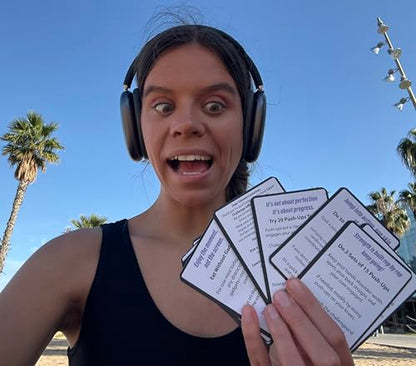 Affirmation Cards for Self-Love | New Year Glow-Up Challenge Cards | 50-Day Motivation & Self-Care Tasks for Women | 2026 Wellness Resolution Gift | Daily Fitness, Confidence & Mindset Boosters
