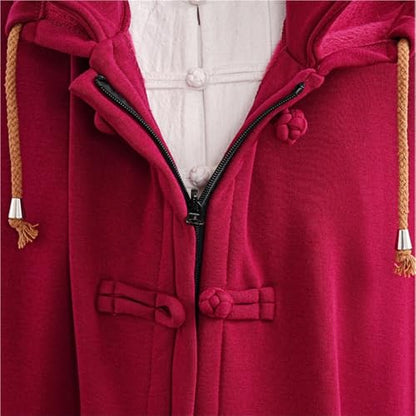 Unisex Meditation Buddhist Cloak Warm Plush Meditation Outerwear Meditation Prayer Outfit Coat Traditional Monk Robe - color: Coffee, size: Small