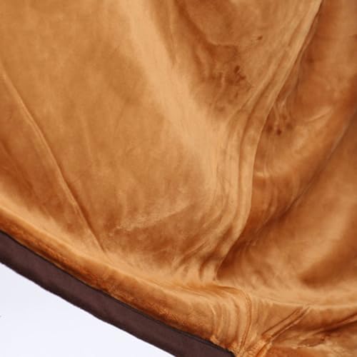 Meditation Buddhist Hooded Cloak Monk Outfit Oversize Bridal Wedding Winter Comfortable Warm Cape Poncho - color: Brown, size: Large