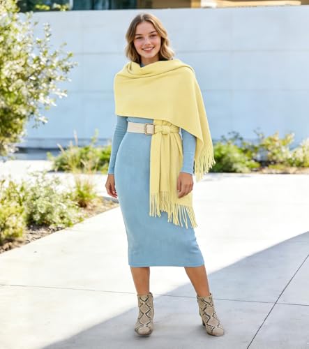 Winter Soft Long Scarf, Pashmina Shawls and Wraps, Warm Large Scarves for Men Women Evening Dress Wedding - color: Beige