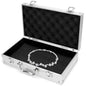 11.8 Inch Aluminum Tool Box Portable, Lockable Handle Portable Medicine Chest Organizer Aluminum Briefcases for Men Women-11.8x3.15x6.7in (30x8x17cm)