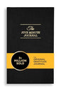 Intelligent Change The Five Minute Journal, Original Daily Gratitude Journal 2025, Reflection & Manifestation Journal for Mindfulness, Undated Daily Journal with Gold Foiling, Plastic-Free, Black - color: Bold Black