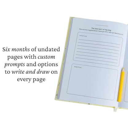 Time to Reflect: An Easy-To-Use Gratitude Journal - Embrace Positivity and Cultivate Confidence on a 6-month journey. Undated, Hardcover Daily Journal with positive affirmations and guidance.