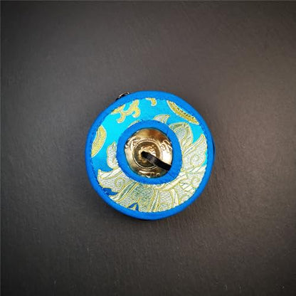 Tibetan Tingsha Bell Set - Tibetan Cymbals - for Sound Healing, Yoga, Meditation, and Mindfulness,Handmade in Nepal,Made of Bronze,Om Mantra Pattern,9cm/3.5 inch - color: 13-Bronze-Om-9cm