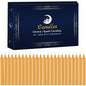 24 Pack Golden Spell Chime Candles – Premium Mini Unscented Taper Candles for Rituals, Prayer, Meditation, Altar, Spells – 4" Tall – Ideal for Witches & Spiritual Practices - color: Golden