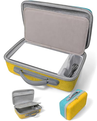 Hard Case for Liene M100 M200 4x6'' Photo Printer, Wi-Fi Picture Phone Printer Portable Travel Protective Storage Bag (Case Only) - color: M100 M200 4x6 Blue-Yellow