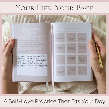 Daily Journal with Prompts for Women | Guided Journal for Self Love, Self Care & Wellness | 150+ Mindfulness Reflection Exercises for Clarity & Personal Growth | 5 Month Undated A5 Hardcover (Pink) - color: Pink