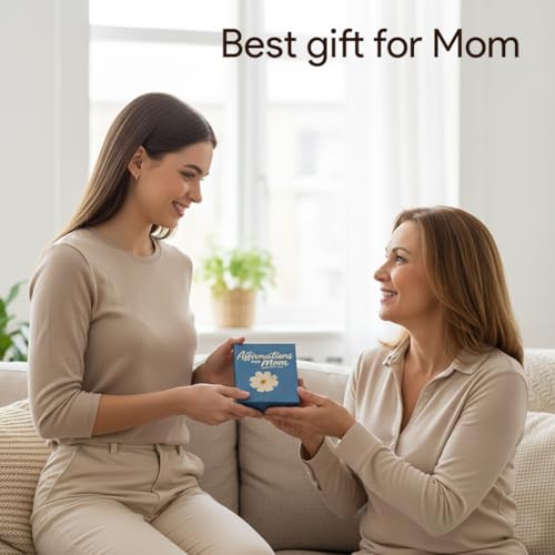 Affirmations for Mom – gifts mom, mom gifts, Inspirational & Positive Cards for Mothers, Daily Motivation, Self-Care & Encouragement, Thoughtful Birthday or Mother’s Day Gift from Son or Daughter, Affirmations for a badass,Badass Affirmation Cards