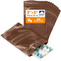 3"x 5" UV Protective Amber Zip Bags, Pack of 10 - Resealable Light-Blocking Plastic Bags for Packaging Light-Sensitive Products, Heavy Duty 3 mil Thick, Moisture Resistant Storage - size: 3"W x 5"L, style: Pack of 10