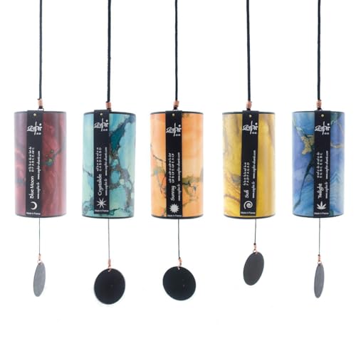 Zaphir Chimes Includes 1 Chime/Tuned According to the 5 Seasons & Elements of FengShui - size: One Size, style: Set of 5 Tunings: #2