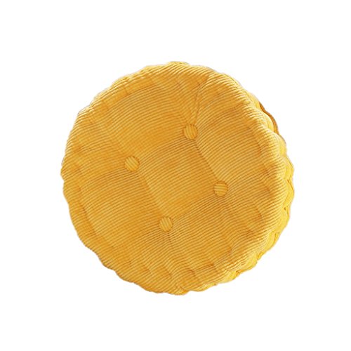 Round Corduroy Floor Pillow Seat Cushion Tatami Cushion for Living Room, Bedroom