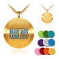 Aromatherapy Diffuser Necklace-alphabet Essential Oil Necklace,Aromatherapy Diffuser Pendant For Men and Women,Portable,Suitable for Yoga,Meditation,Travel,Stress Relief Gift(Gold 30mm) - color: Alphabet Gold