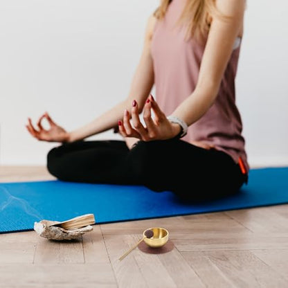 BESPORTBLE Mini Handmade Metal Meditation Singing Bowl Set with Mallet and Cushion for Yoga, Sound Healing, Chakra Balancing, and Mindfulness Therapy