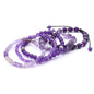 5Pcs Healing Crystal Bracelet for Women Men, Handmade Adjustable Gemstone Bracelets Beaded Reiki Energ Bracelet Set Jewelry Gifts for Women Men - color: Amethyst
