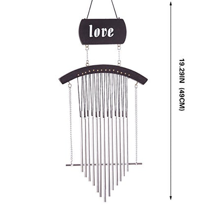 Hand Tuned Aluminum Feng Shui Wind Chime for Patio, Garden, Terrace and Balcony - Beautiful Outdoor Decor Win-YX2