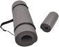 Fitvids All Purpose 1/2-Inch Extra Thick High Density Anti-Tear Exercise Yoga Mat and Knee Pad with Carrying Strap, Multiple Colors - color: Gray