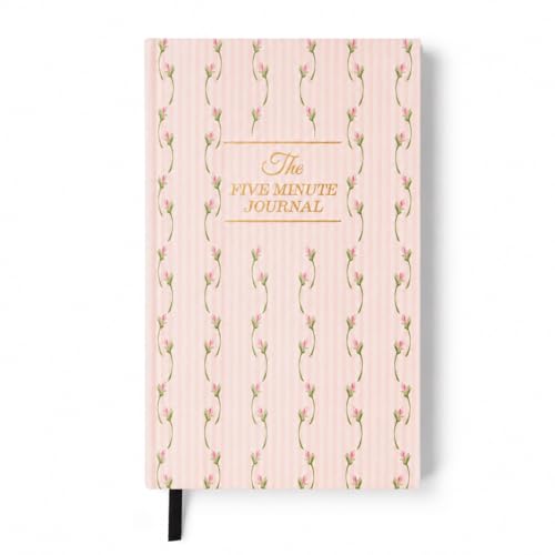 Ditsy Tulip Five Minute Journal, Daily Gratitude and Self-Reflection Diary - color: Ditsy Tulip