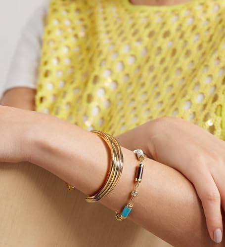 18K Gold Plated Open Cuff Bangle for Women Statement Brushed/Hammered/Textured Bracelet Layering Jewelry Love Gift for Her - style: Corss Wire Bangle