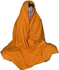 Gesar pure cashmere Travel Blanket Meditation Shawl (Saffron)