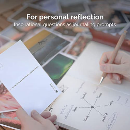 metaFox - 52 Inspirational, Positive Affirmations & Motivational Postcards, Picture Cards For Life Coaching, Therapy, & Personal Advice, Mindfulness, Coaching, Life Design Cards