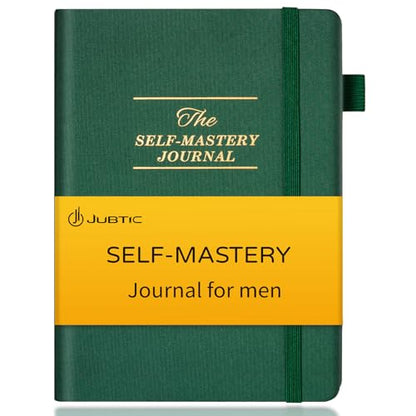Self-Mastery Journal for Men - Gratitude Journal for Daily Reflection, Positivity and Self-Care and Reflection - Guided Manifestation Journals - Goal Journal for Women & Men(Dark Green) - color: Dark Green