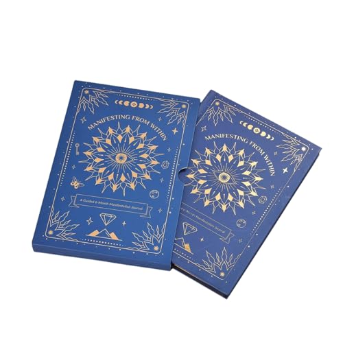 Timeless Magic: Manifestation Journal – Daily Guide & Exercises for Positive Habits, Self-Reflection, and Overcoming Mental Blocks | Manifesting Journal for Women & Men (Blue)